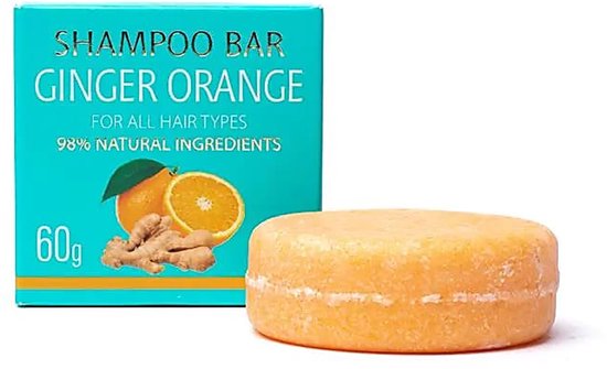 Natuurlijke Shampoo Bar Gember Oranje - 60g