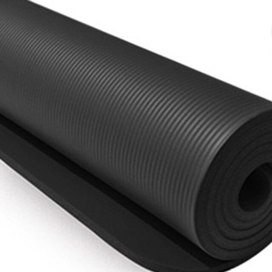 NBR Yogamat - L, Zwart