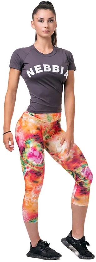 Nebbia Be Your Own Hero 7/8 Length 574 Leggings Met Hoge Taille Veelkleurig XS Vrouw