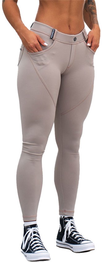 Nebbia Bubble Butt Lift Up 558 Leggings Beige XS Vrouw