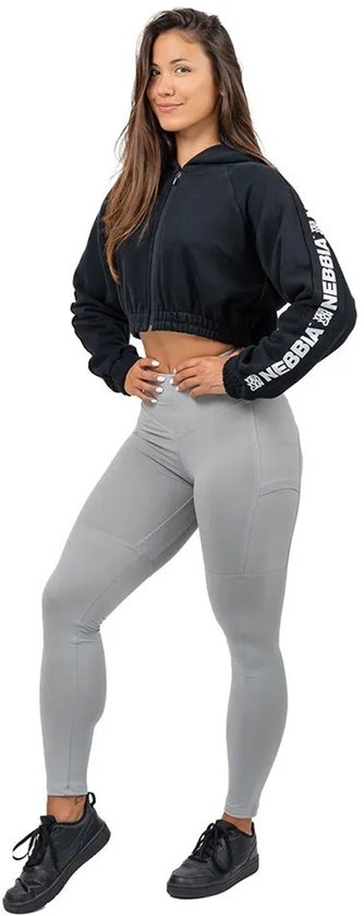 Nebbia Leg Day Goals Leggings Met Hoge Taille Grijs XS Vrouw van Merkloos