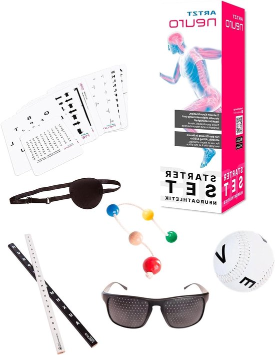 Neurotraining Starterset - Visuele Training Tools - Oogspieren Trainen - 6 Delige Set - Eenheidsmaat - Multicolor