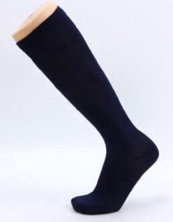 New Age Devi - Compressiekousen / Steunkousen Duopack - Elastische Hardloop- / Sport- / Vliegtuig- Compressiesokken - Running Travel Sock - Reissokken / Reiskousen - Zwart - Heren / Dames van New Age Devi