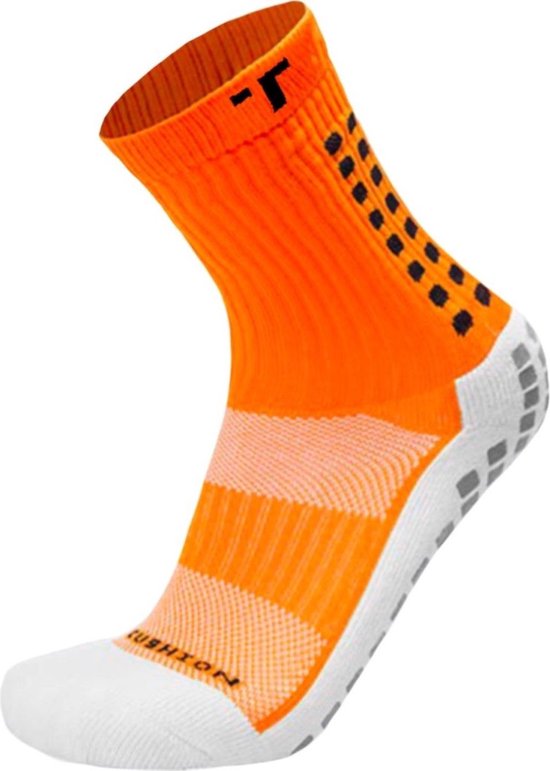 New Age Devi - Gripsokken/ Anti-slip- Sportsokken- Oranje - Anti-Blaren!