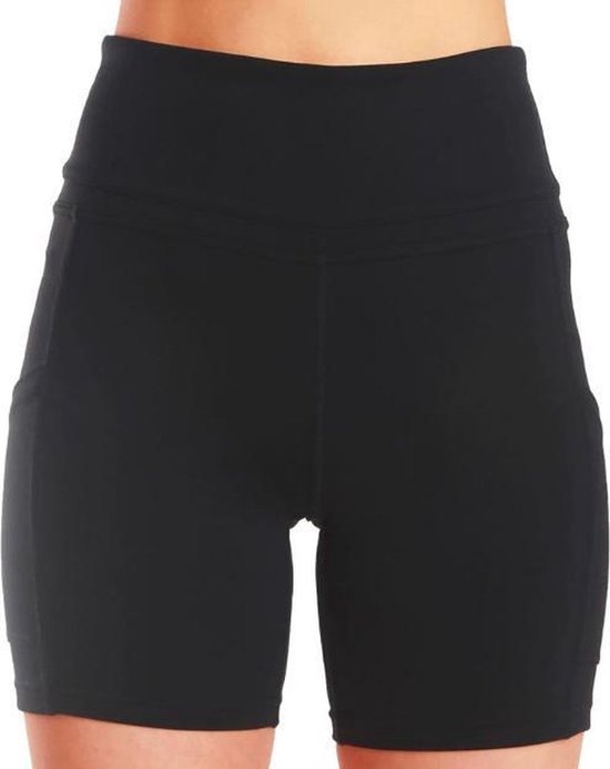 New Age Devi - Korte Legging - Zakken voor extra gemak - Voor dames - zwart - Maat M van New Age Devi