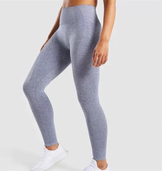 New Age Devi - Sportlegging - Grijs - Dames - Yoga - Fitness Legging - Maat S van New Age Devi