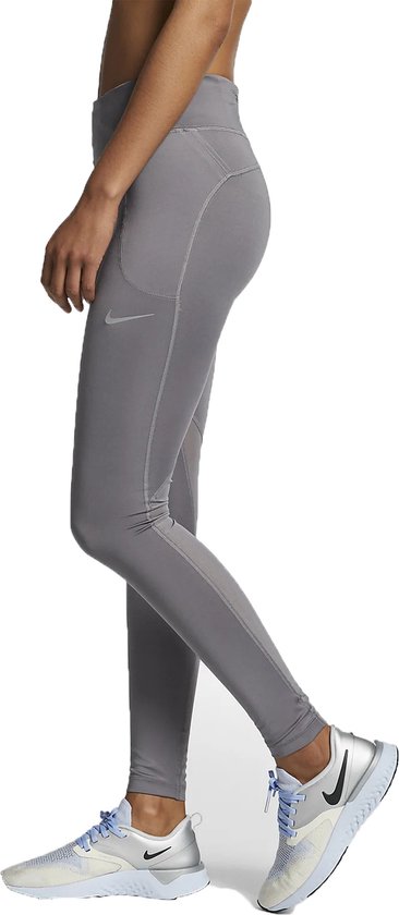 Nike Dames Sportlegging - Maat S - Grijs van Nike