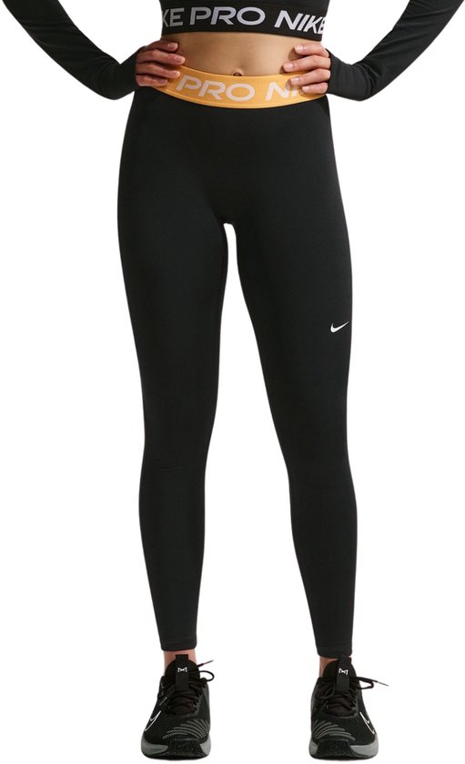 Nike Legging Dames Pro Zwart - Maat L van Merkloos
