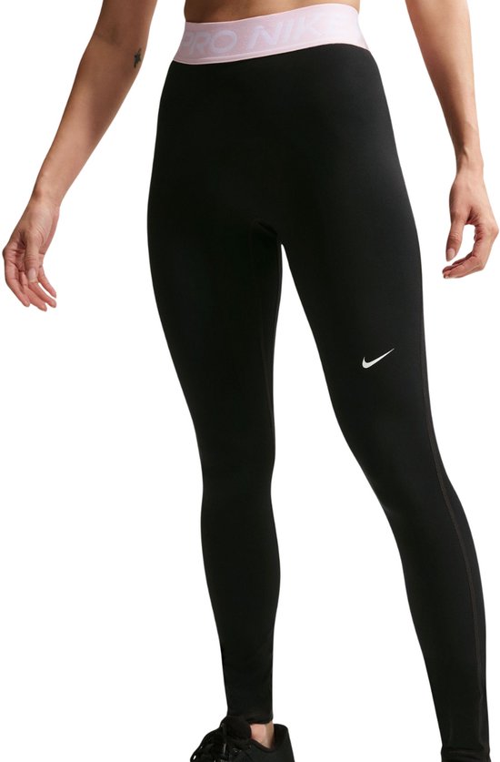 Nike Legging Dames Pro Zwart - Maat M van Merkloos