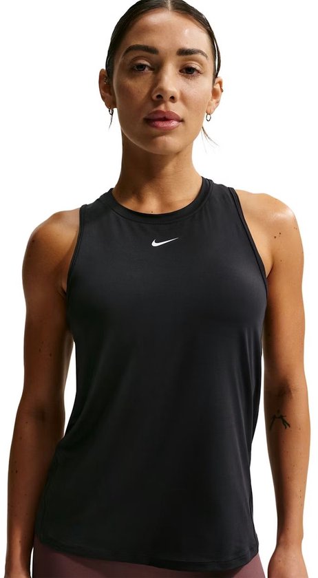 NIKE - one classic women's dri-fit ta - Training singlet dames - Zwart, wit van Merkloos