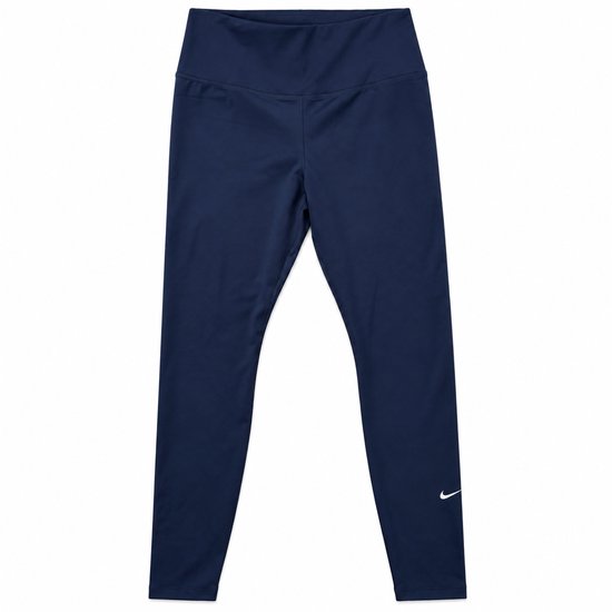 Nike One Dri-FIT High-Rise 7/8 Pocket - Legging - Maat S - Midnight Navy/White / Donkerblauw Wit - Nike One - Training - Dames Legging voor Vrouwen van Nike