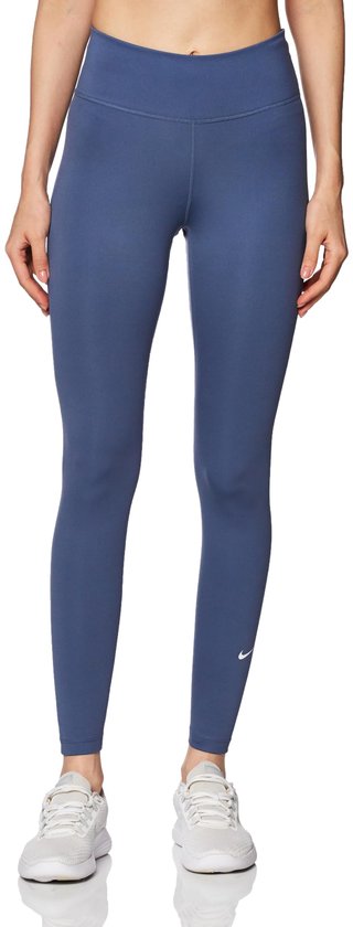Nike One Dri-FIT - Legging - blauw - m van Nike