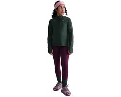 Nike One Dri-FIT Legging - Bordeaux - Maat XL (158/170) - Meisjes- Kids van Nike