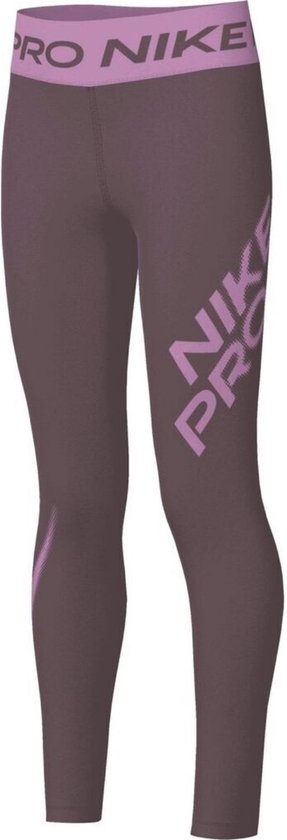 Nike Pro Sportlegging meisjes Bordeaux 140