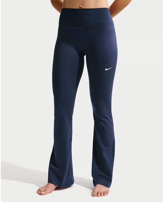 Nike Sportbroek One High Waist Flared Dames - Maat M van Merkloos