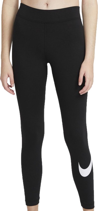 Nike Sportswear Essential Swoosh Dames Sportlegging - Maat XS van Merkloos