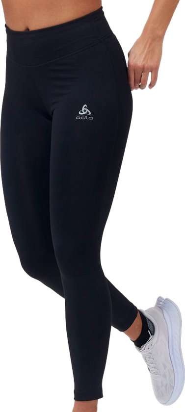 Odlo Essential Tight Dames - Zwart - Maat XL van Merkloos