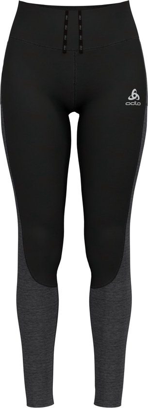 Odlo Run Easy Warm Tight Dames - Sportbroeken - zwart - maat L van Odlo