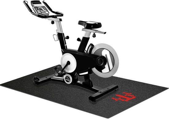 Oefenapparatuur Mat - Hoge Dichtheid Loopband Mat voor Gym - Compatibel met Peloton Original Bike - Stationary Bike - Tapijt Bescherming - Hardhouten Vloer - 36 "x 72"x6mm (30"x60") van Gorilla Mats