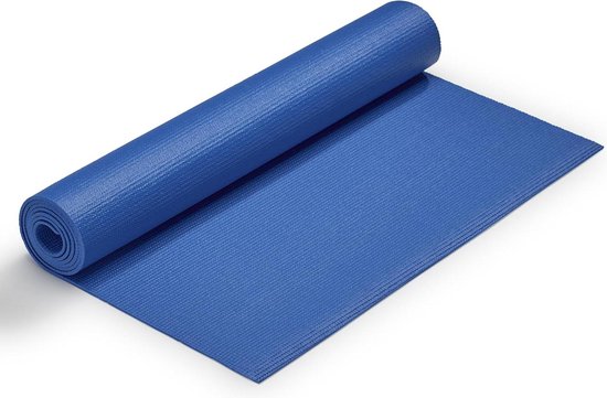 Oefening antislip yogamat duurzaam compact licht gewatteerd ondersteuning voor warme yoga pilates rekoefeningen meditatie en vloertrainingen - Sunny Health & Fitness Yoga mat