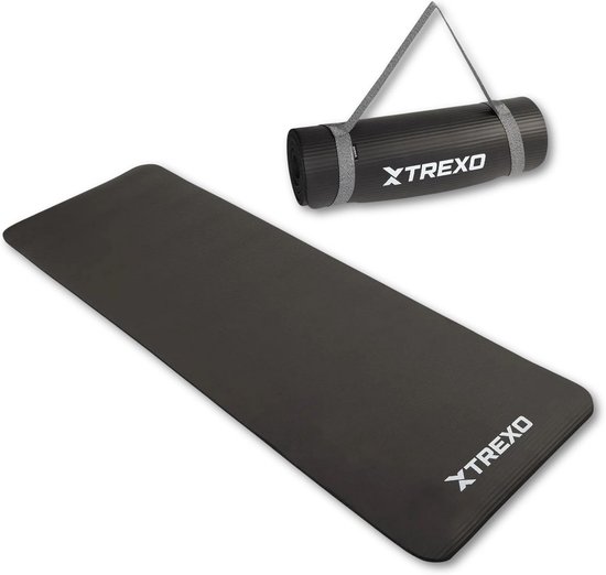 Oefenmat - Fitnessmat Yogamat - Thuis sporten - Antislip textuur - 183 x 61 cm - Lichtroze