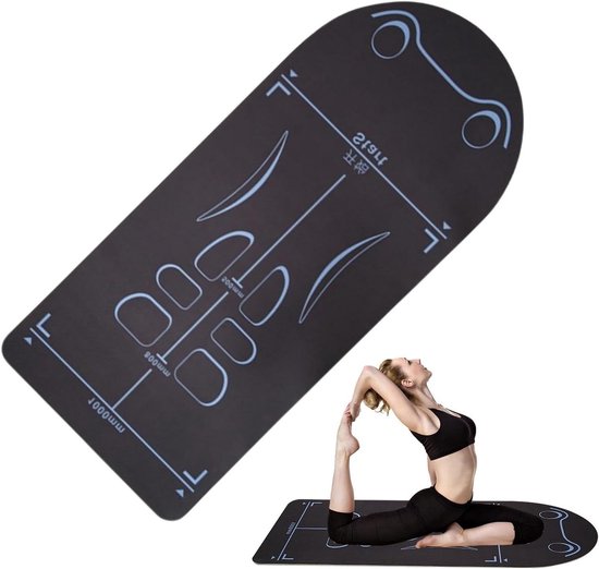 Oefenmat - Yoga mat - Thuis sporten - Antislip ontwerp - 140 x 57 cm - Meerkleurig