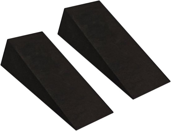 Oefenwig voor voeten – EVA-schuim hellingsbord 15x6x5cm 12x9x3cm 9x6x3cm | Kuitvoetstrekkerpedaal flexibiliteit, balanstherapietraining | Lichtgewicht schuin blok voor herstel van yoga-fitness
