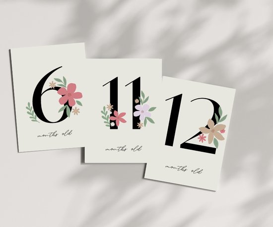 OHMY! | Mijlpaalkaarten 12 maanden | Neutraal | Zwangerschap van Ohm