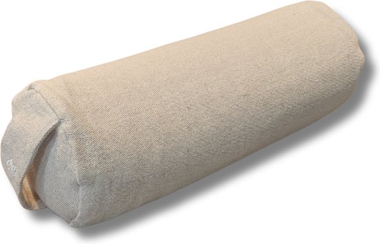 Om Namaste Bolster Design Jute - Yogabolster - beige