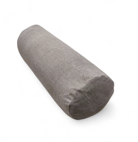 Om Namaste Bolster Design Stonewash Grijs - Yogabolster van Yogi & Yogini