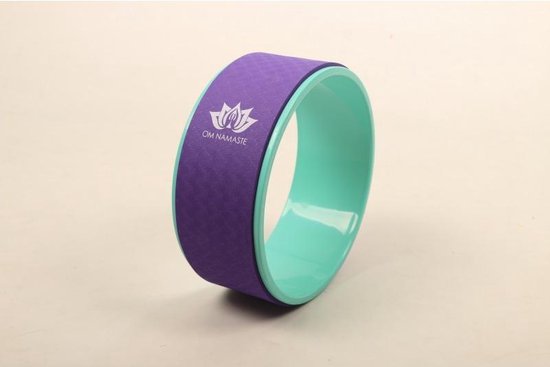 Om Namaste Eko Yogawiel TPE & ABS - Paars en Groen van Om Namaste