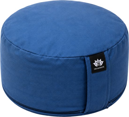 Om Namaste Meditatiekussen Rond - Pro Rondo - Petrol