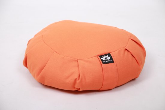 Om Namaste Zafu Meditatiekussen - Oranje - Zitkussen van Om Namaste