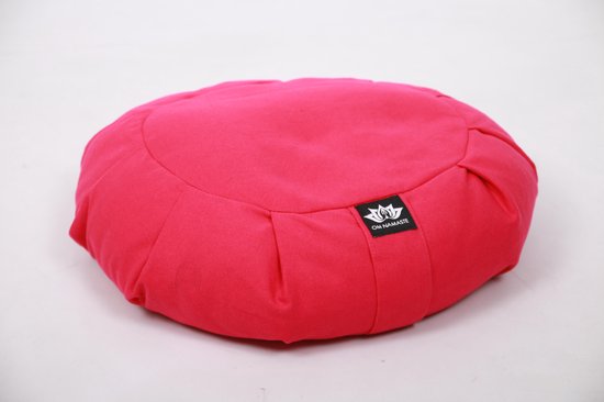 Om Namaste Zafu Meditatiekussen Roze Zitkussen van Om Namaste