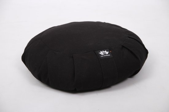 Om Namaste Zafu Meditatiekussen Zwart Zitkussen van Om Namaste