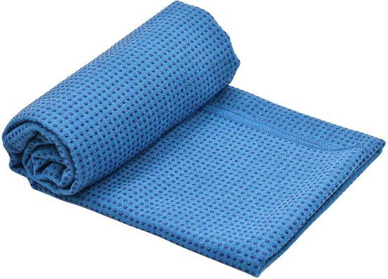 Omgoods- Yogamat Antislip - Microvezel Yoga Handdoek - Draagtas - 183 cm x 63 cm - Zweetopname - Lichtbestendig - Yogahanddoek