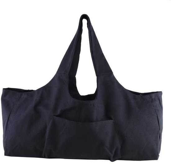 Omgoods- Yogamat Tas Grote Capaciteit - Opbergtas - Sporttas - Zijzakken - Zeildoek - Afmetingen 73,6 x 22,8 x 30,5 cm