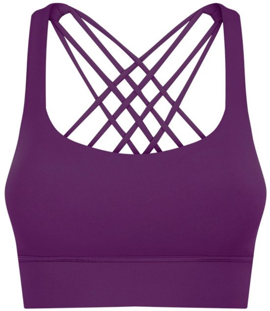 Onderkleding – L – Maat 8 – Bovenwijdte 74 cm – Zoomwijdte 68 cm – Gewicht 55-60 kg – Beugelloze bh – Bh in hemdjesmodel – Sport-bh – Yoga-bh – Huidvriendelijk & ademend – Damesondergoed – Loungewear-bh