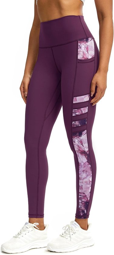 Ondoorzichtige Sportlegging Dames met Hoge Taille en Zakken - Voor Yoga, Fitness en Hardlopen