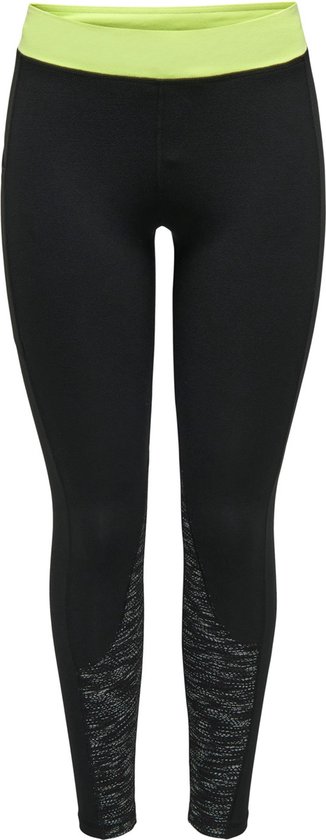 ONLY PLAY - LEGGING - DAMES - ZWART - MAAT XS - MET ZIJZAKJE - van ONLY PLAY