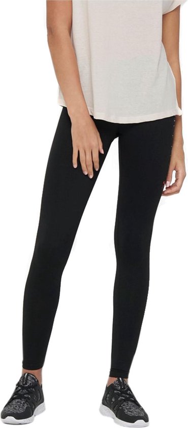 Only Play Legging - Maat L  - Vrouwen - zwart van ONLY PLAY
