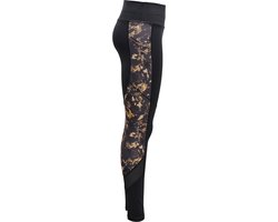 ONPENID AOP HW TRAIN TIGHTS - LEGGING - DAMES - ZWART - MAAT S - van Reebok