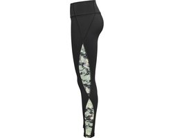 ONPJAM 2 BLUELIFE - SPORT - LEGGING - TELEFOONZAK - ZWART - GEKLEURDE BAAN - LANG - DAMES - MAAT S -