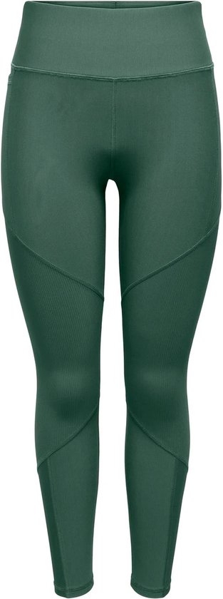 ONPJANA-2 - SPORT - LEGGING - TELEFOONZAK - RIBSTOF - GROEN - DAMES - MAAT M - van ONLY PLAY