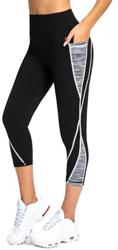 Onthullende Sportlegging Dames 3/4 – Ideale Fitness en Hardlooplegging Met Pockets