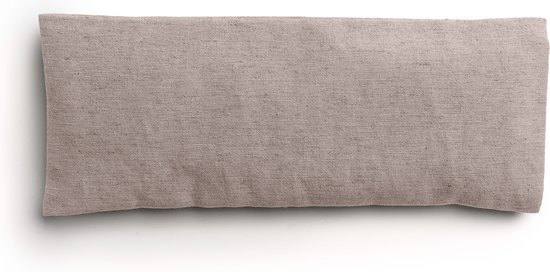 Ontspannend oogkussen taupe | ZONDER LAVENDEL | 100% ecologisch | handgemaakt in NL | vulling 150g biologisch lijnzaad | perfect voor Yoga | Meditatie | Yoga Nidra | Ontspanning | afneembare en wasbare eco linnen hoesje