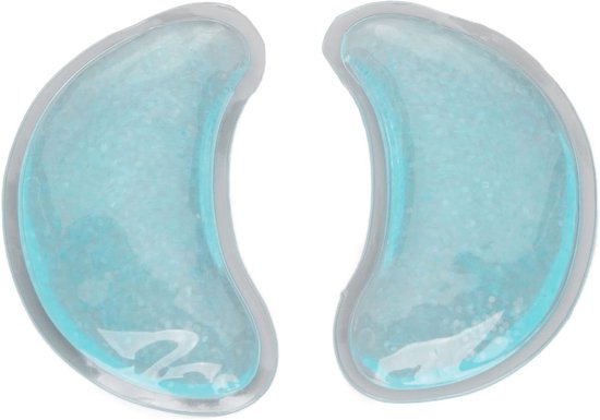 Oog Kompres - Gel Masker - Oog Ontspanning - Herbruikbaar Lekvrij - 15 x 5 cm - Blauw