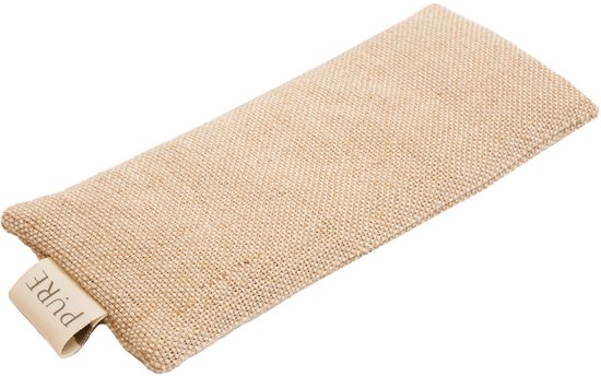 Oogkussen jute lavendel bruin eco - Pure