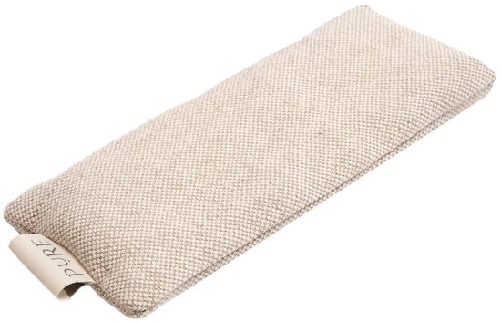 Oogkussen jute lavendel naturel eco - Pure van Merkloos