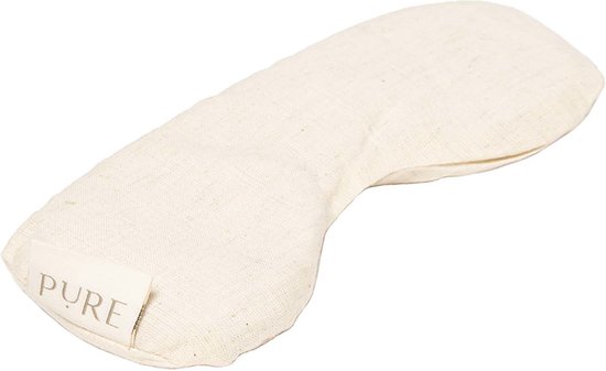 Oogkussen linnen lavendel gevormd naturel eco - Pure van Merkloos